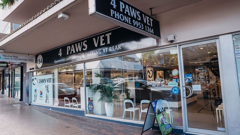 4 Paws Vet Clinic veterinary clinic in Neutral Bay, NSW
